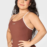 FUNDAMENTAL BARE TANK - CHOCOLATE - ILUS LABEL