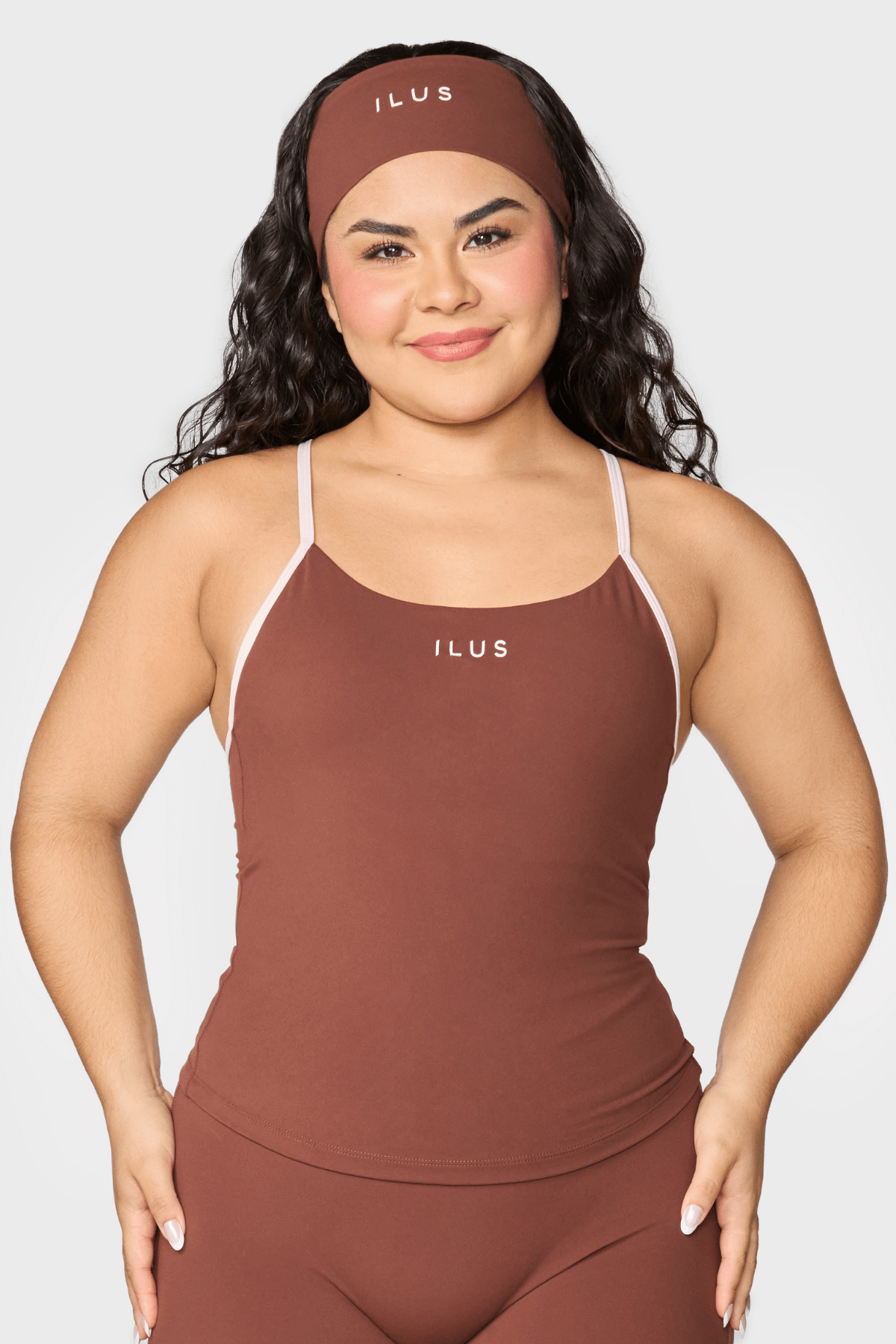 FUNDAMENTAL BARE TANK - CHOCOLATE - ILUS LABEL