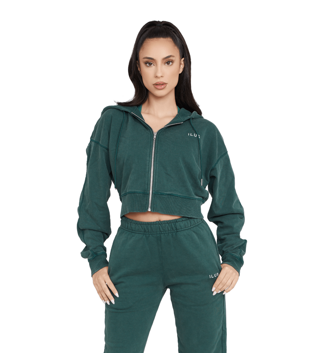 IDEAALINE ZIP - UP SWEATER - ILUS LABEL