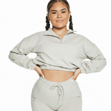 IDOL CROPPED PULLOVER SWEATER - ILUS LABEL