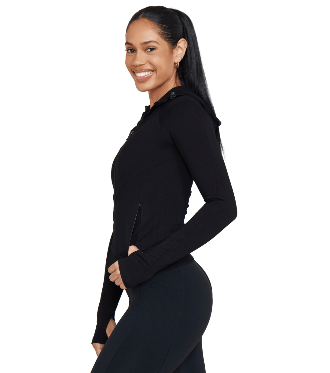 IDOL FULL LENGTH ZIP UP SWEATER - ILUS LABEL