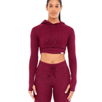 LOUNGE CROPPED HOODIE - ILUS LABEL