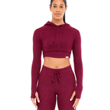 LOUNGE CROPPED HOODIE - ILUS LABEL