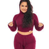 LOUNGE CROPPED HOODIE - ILUS LABEL