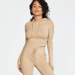 LOUNGE CROPPED HOODIE - ILUS LABEL