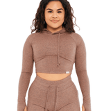 LOUNGE CROPPED HOODIE - ILUS LABEL