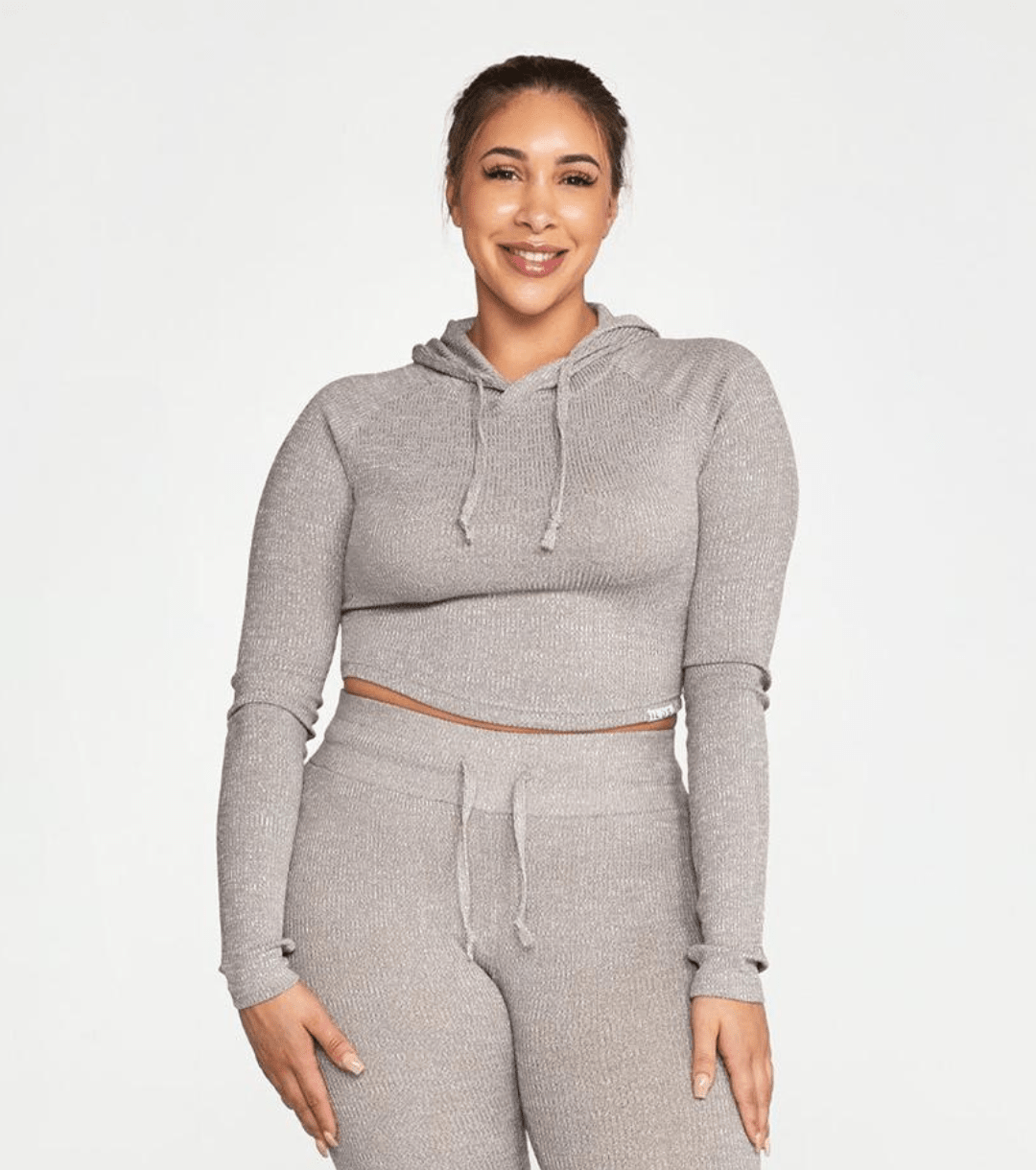 LOUNGE CROPPED HOODIE - ILUS LABEL