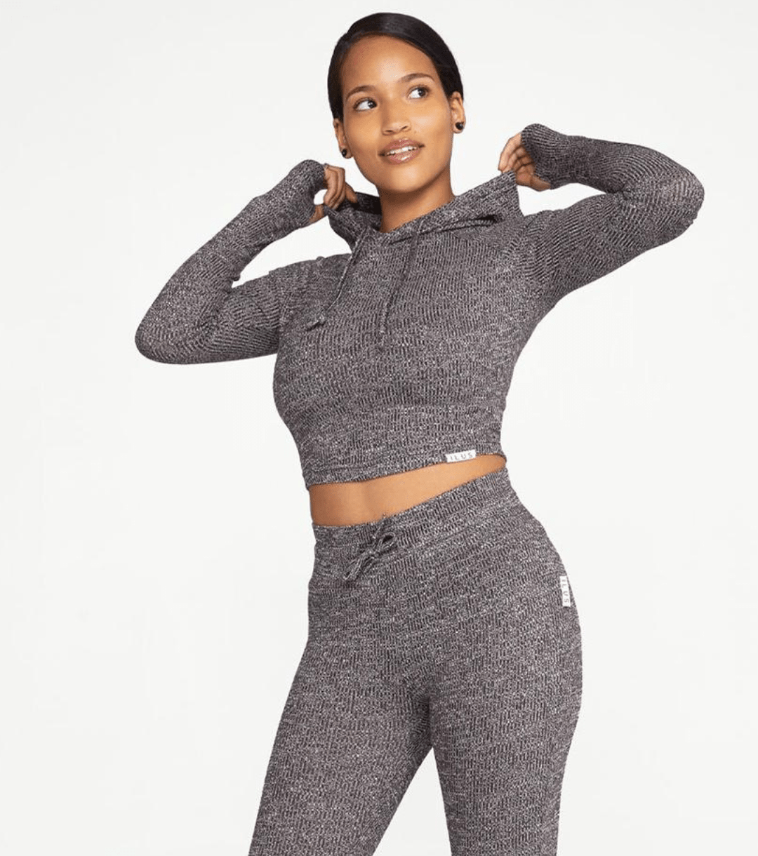 LOUNGE CROPPED HOODIE - ILUS LABEL