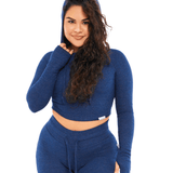 LOUNGE CROPPED HOODIE - ILUS LABEL