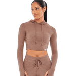 LOUNGE CROPPED HOODIE - ILUS LABEL