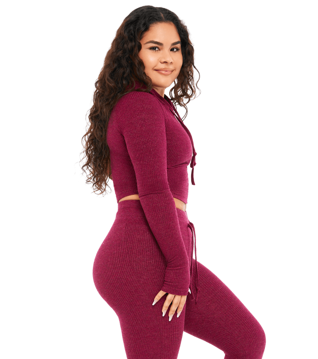 LOUNGE CROPPED HOODIE - ILUS LABEL
