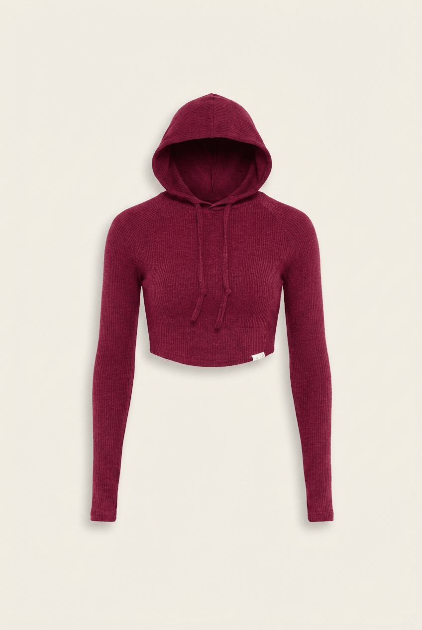 LOUNGE CROPPED HOODIE - ILUS LABEL