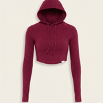 LOUNGE CROPPED HOODIE - ILUS LABEL