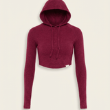LOUNGE CROPPED HOODIE - ILUS LABEL