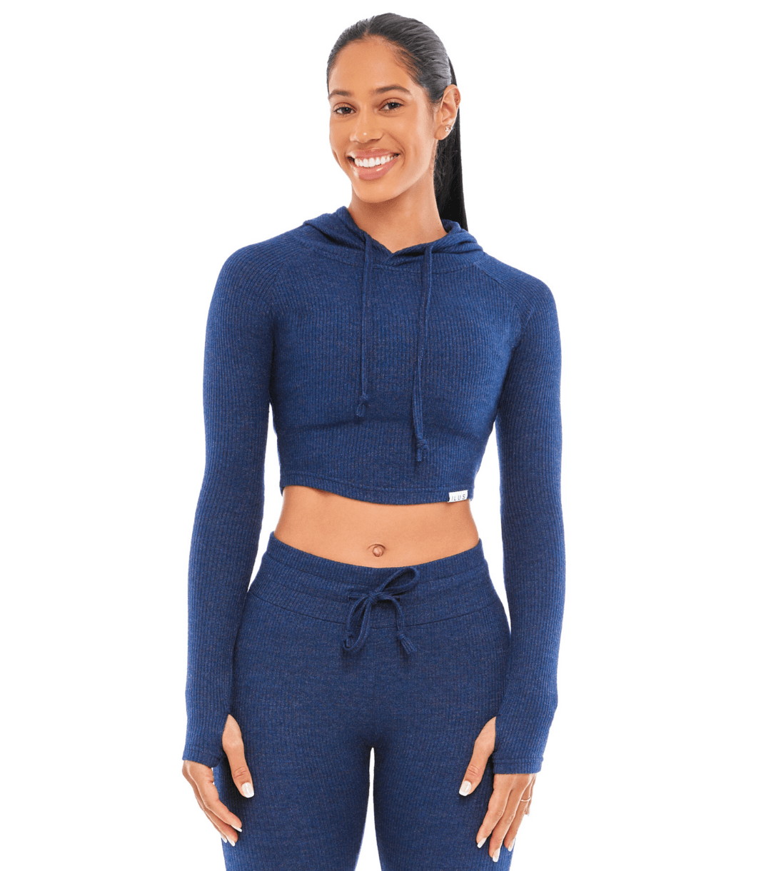 LOUNGE CROPPED HOODIE - ILUS LABEL