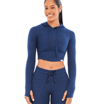 LOUNGE CROPPED HOODIE - ILUS LABEL