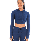 LOUNGE CROPPED HOODIE - ILUS LABEL