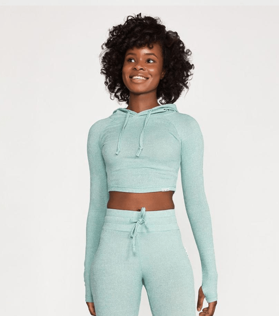 LOUNGE CROPPED HOODIE - ILUS LABEL