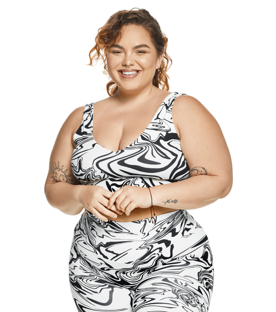 MARBLE MAGNIFY BRA - ILUS LABEL