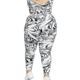 MARBLE MAGNIFY LEGGINGS - ILUS LABEL