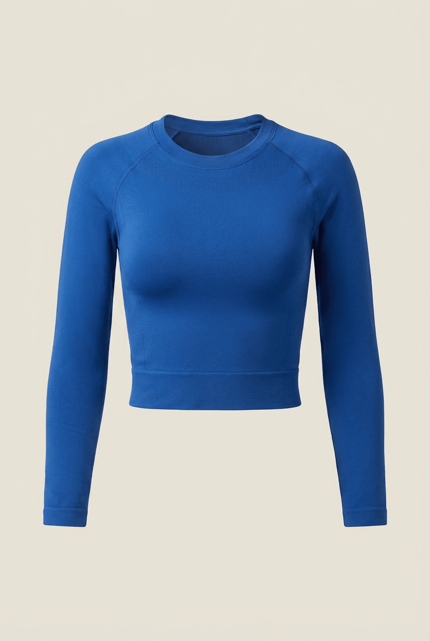 seamLUX CLASSIC CROPPED LONG SLEEVE - ILUS LABEL