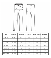 CINCHED CROSS OVER FLARE LEGGINGS in