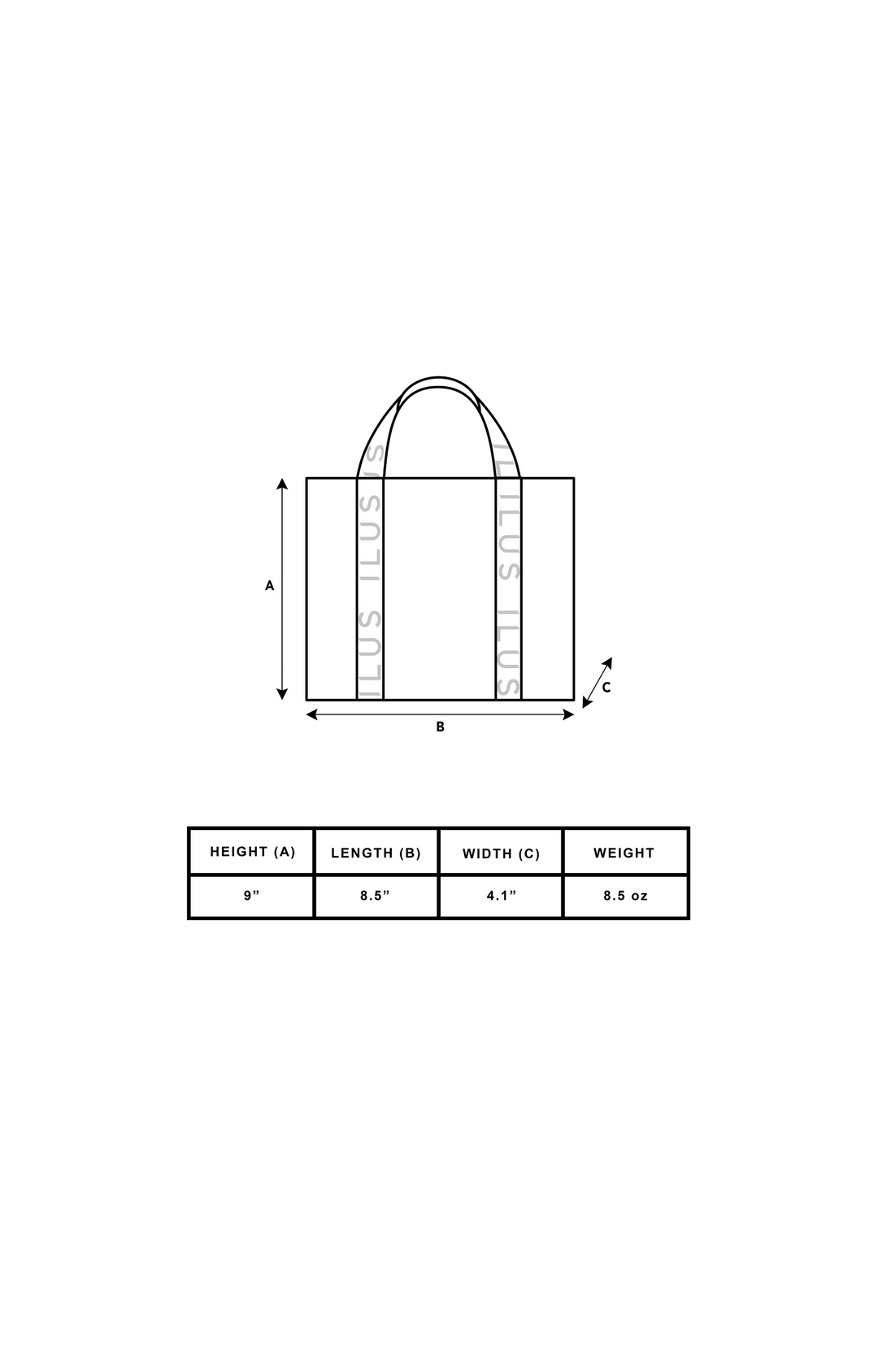 UNRIVALED SMALL TOTE BAG – ILUS LABEL