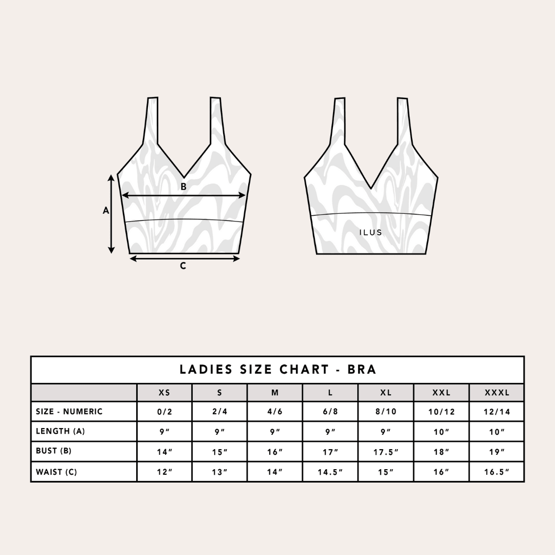 MARBLE MAGNIFY BRA - ILUS LABEL