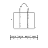 UNRIVALED LARGE TOTE BAG - ILUS LABEL